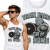 TANK TOP NA SIŁOWNIĘ TRAIN HARD BIAŁA